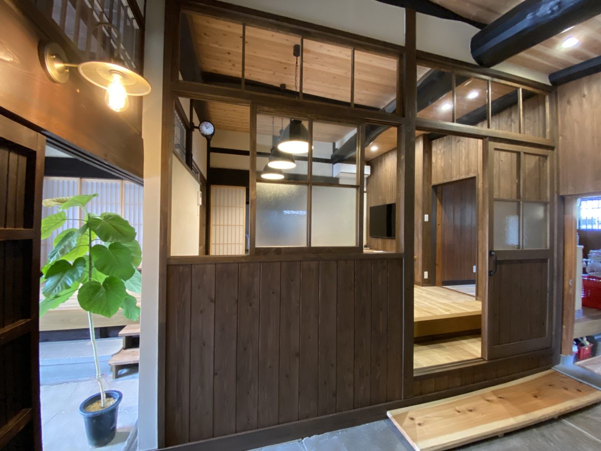 松原市、古民家リノベーション工事